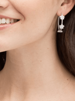 美國Kate Spade 梔子花耳環_Shipgo美國代運