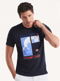 NAUTICA 圖案T-shirt_Shipgo 美國代運