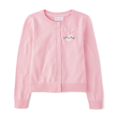 The Children's Place女童兔子開襟衫_Shipgo美國代運