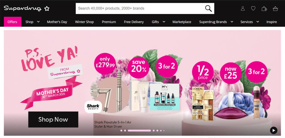 英國藥妝superdrug_Shipgo英國代運